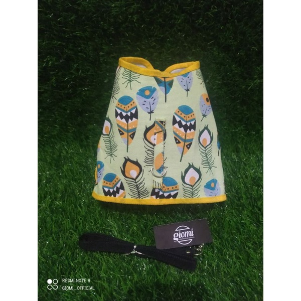 harnes / rompi kucing harnes/ tali tuntun kanvas