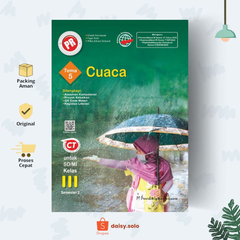 INTAN PARIWARA BUKU PR KELAS 3 TEMA 5 CUACA