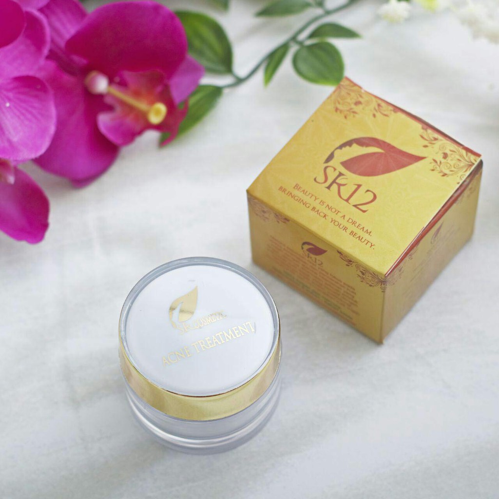 SR12 Acne Treatment Cream @miss.sr12 Obat Jerawat Radang Nanah Batu Bruntusan Antibiotik Benzolac