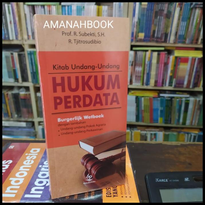 Kitab Undang Undang Hukum Perdata Kuhp Burgerlijk - Subekti Original | Caramel