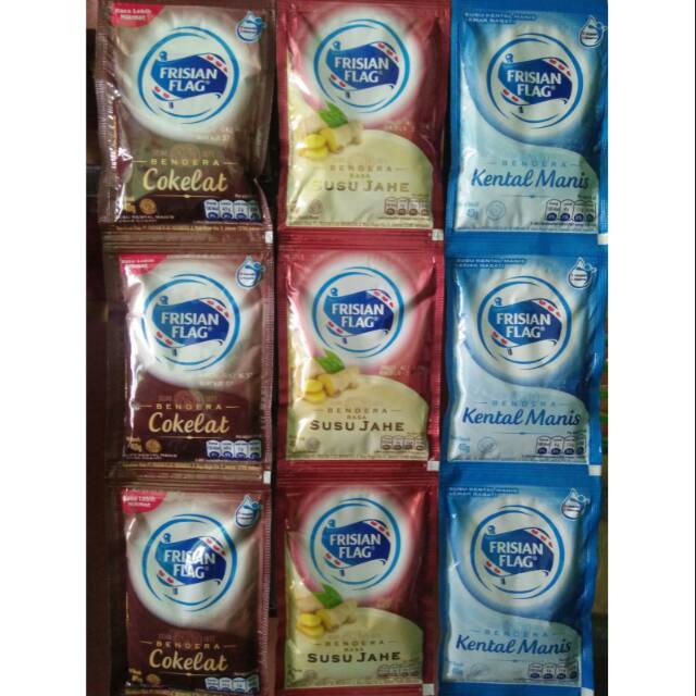 

SUSU SACHET BENDERA RENTENG ISI 6 PCS