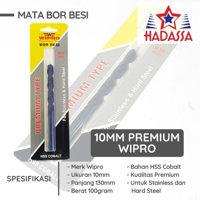 Mata Bor Besi 10mm Premium Wipro