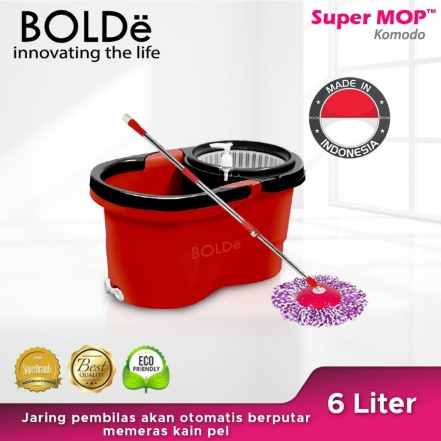 Alat Pel Lantai BOLDE SUPER MOP Komodo pel