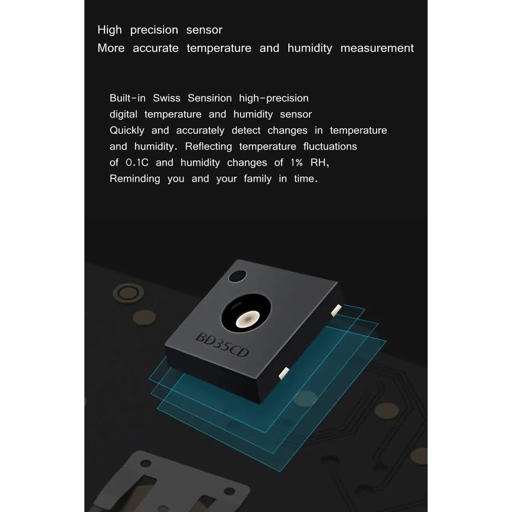 XIAOMI MIJIA Bluetooth 4.2 Hygrometer 2nd Generation - LYWSD03MMC