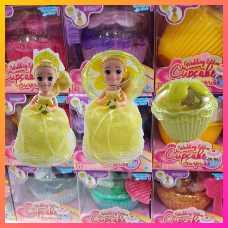 Mainan Boneka Emco Cupcake Surprise Wedding Edition Princess Barbie Doll Murah Promo