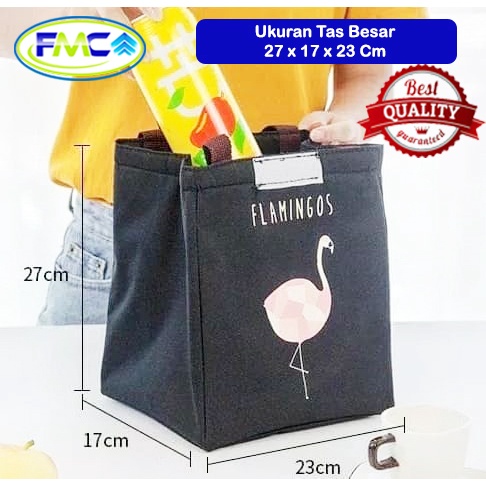 Tas Bekal Makanan Anak Dewasa Lunch Bag Besar Tahan Panas Karakter Burung Unik Murah Kotak Tempat Penyimpanan Peralatan Makan Coller Bag