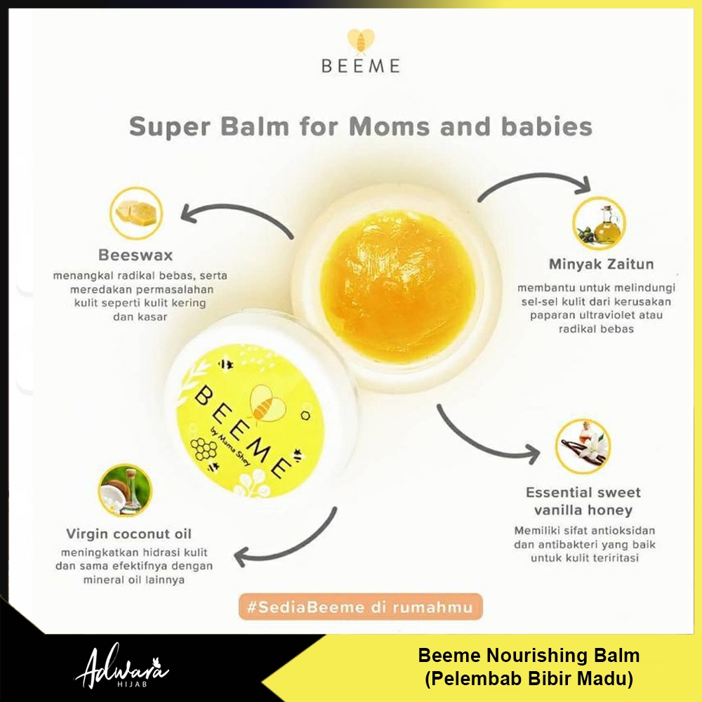 (FREE GIFT) BEEME NOURISHING BALM - SKINCARE IBU DAN ANAK