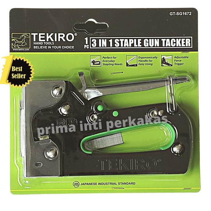 

Staples Tembak 3In1 Tekiro / Staple Gun Tacker 3In1 6-14Mm / Staples