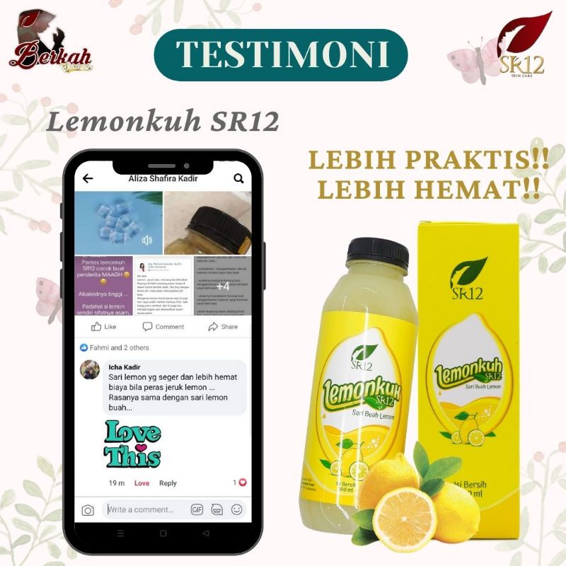 

LEMONKUH SR12 / SARI BUAH LEMON ASLI KAYA VITAMIN DAN ANTIOKSIDAN TINGGI