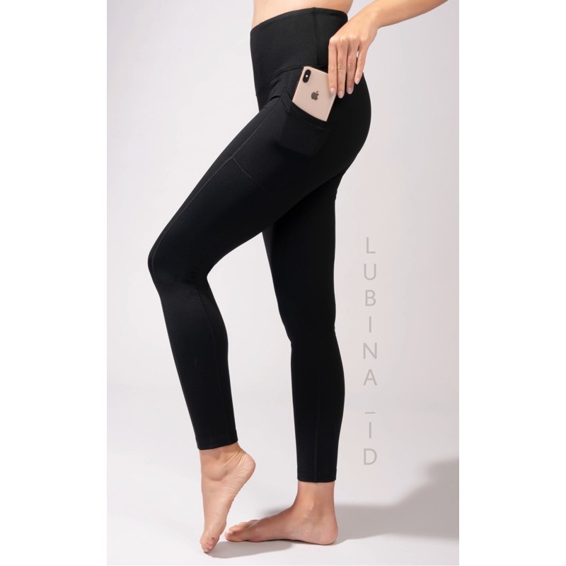 CELANA LEGGING OLAHRAGA 90•DEGREE POCKET SAMPING MURAH ORIGINAL