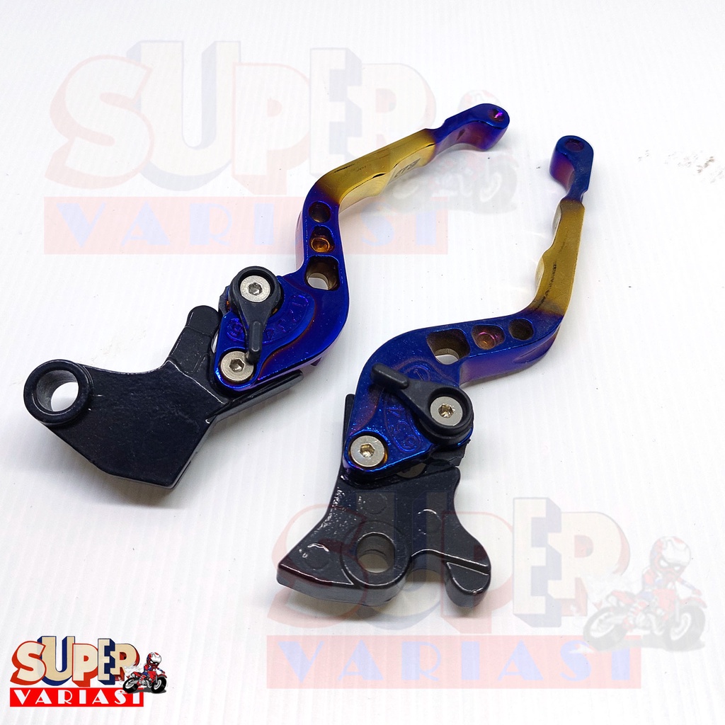 [PROMO] Handle REM dan KOPLING Stelan Variasi Motor FULL CNC Yamaha Vixion Old New RX King Scorpio Xabre R15 V3 New GOLD MERAH TWOTONE