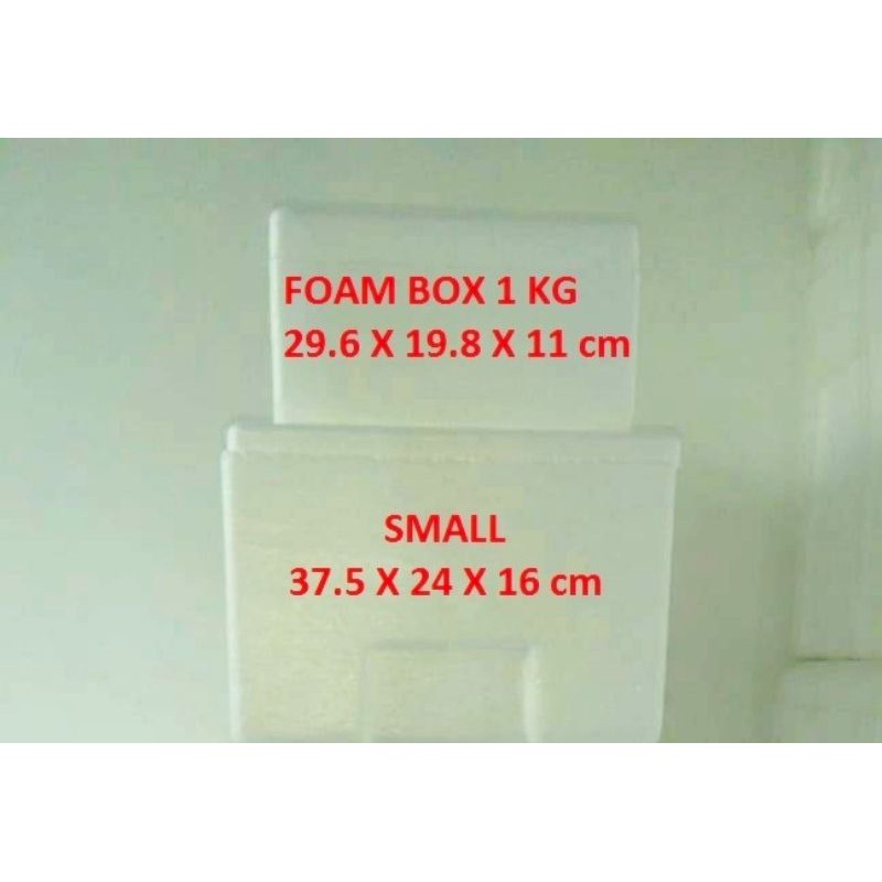 

styrofoam box 1 kg 29,6 x 19,8 x 11