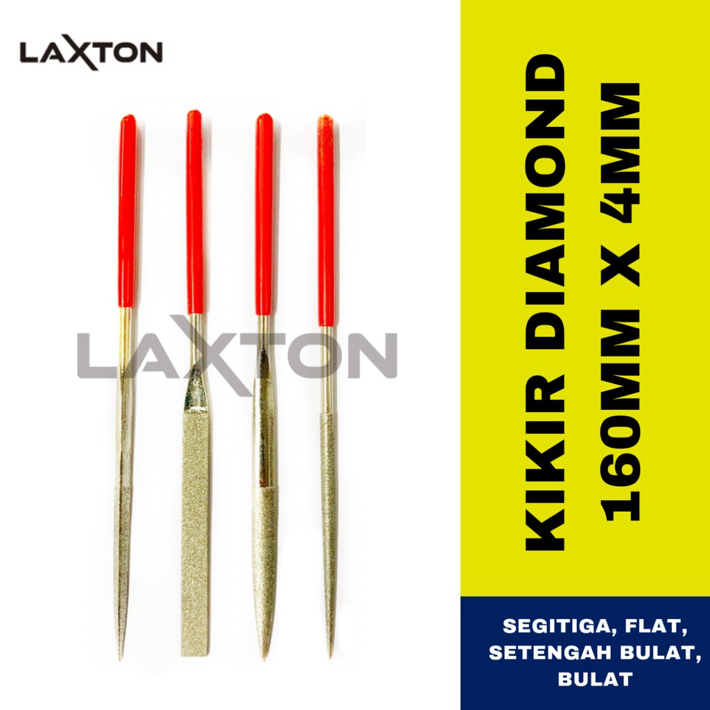 

Kikir Diamond / Kikir Intan 160mm x 4mm (Panjang 160mm, tebal 4mm)