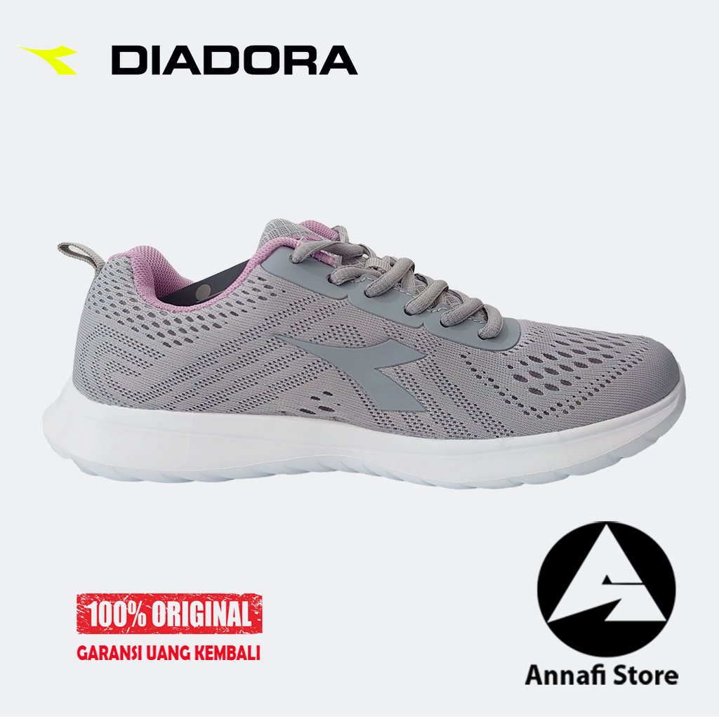 JUAL SEPATU RUNNING WANITA DIADORA AVOLA DIAY20F0404G - GREY