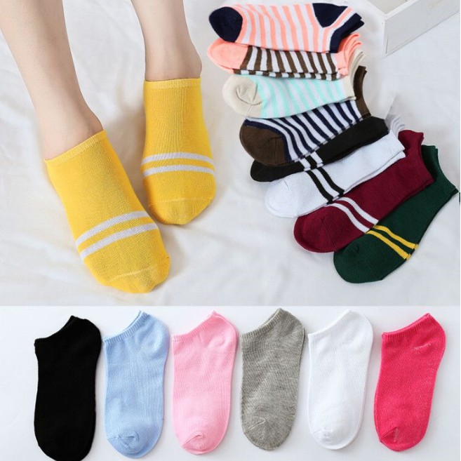 Kaos Kaki Polos Ankle Cute Semata Kaki Socks Short