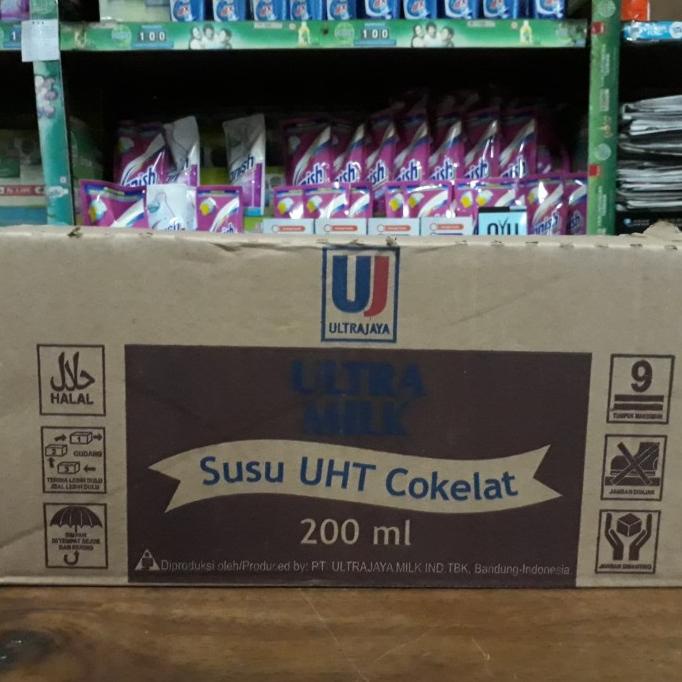 

BAYAR COD Susu ultra UHT cokelat 200 ml 1 dus - Cokelat