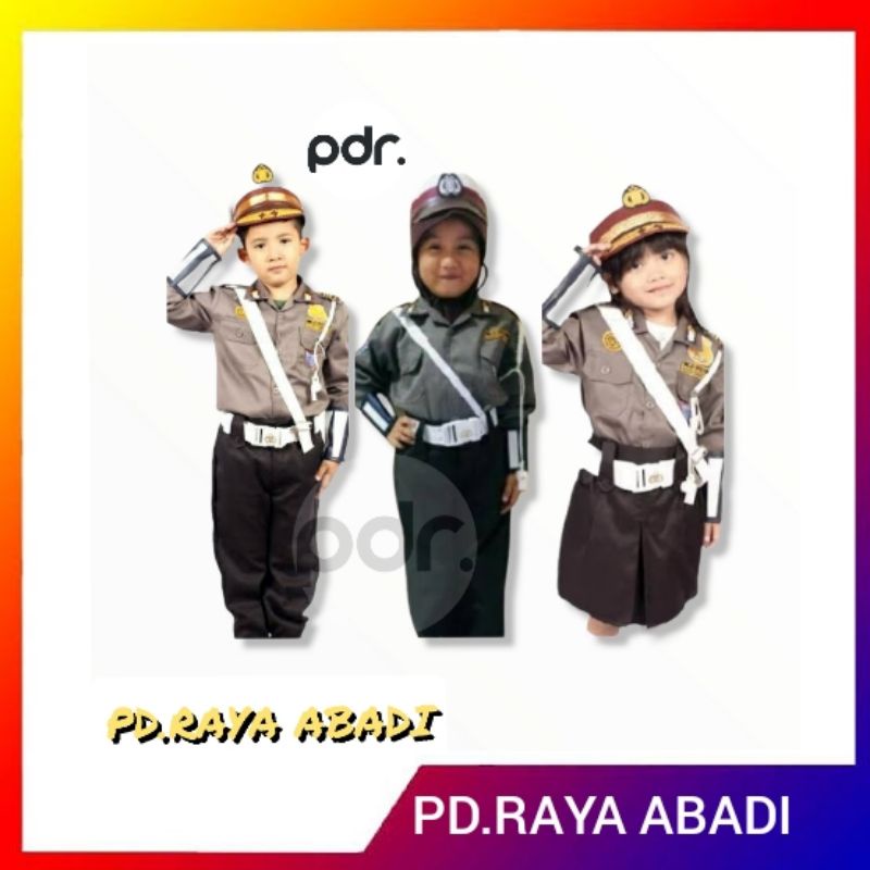baju pocil anak seragam profesi anak sergam pocil anak pocil karnaval anak kostum anak
