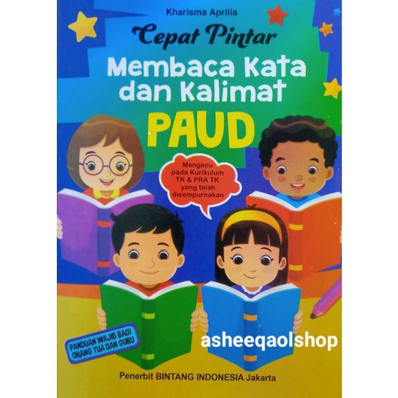 Buku Cepat Pintar Membaca Kata Dan Kalimat Paud Tk