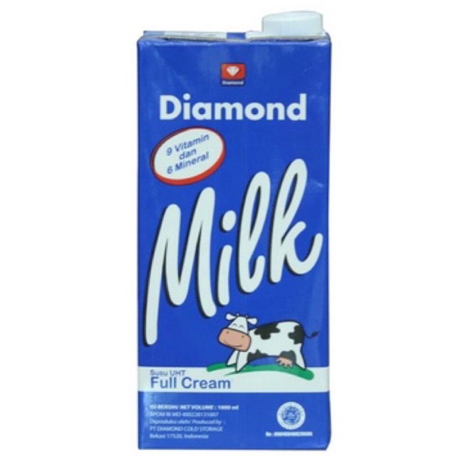 

SUSU DIAMOND UHT 1 Liter | FULL CREAM MILK 1000 ML