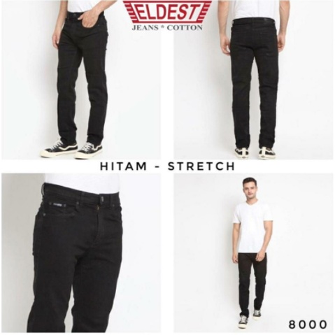 Celana Panjang Jeans Slim Fit Pria Eldest Size 28,29,30,31,32