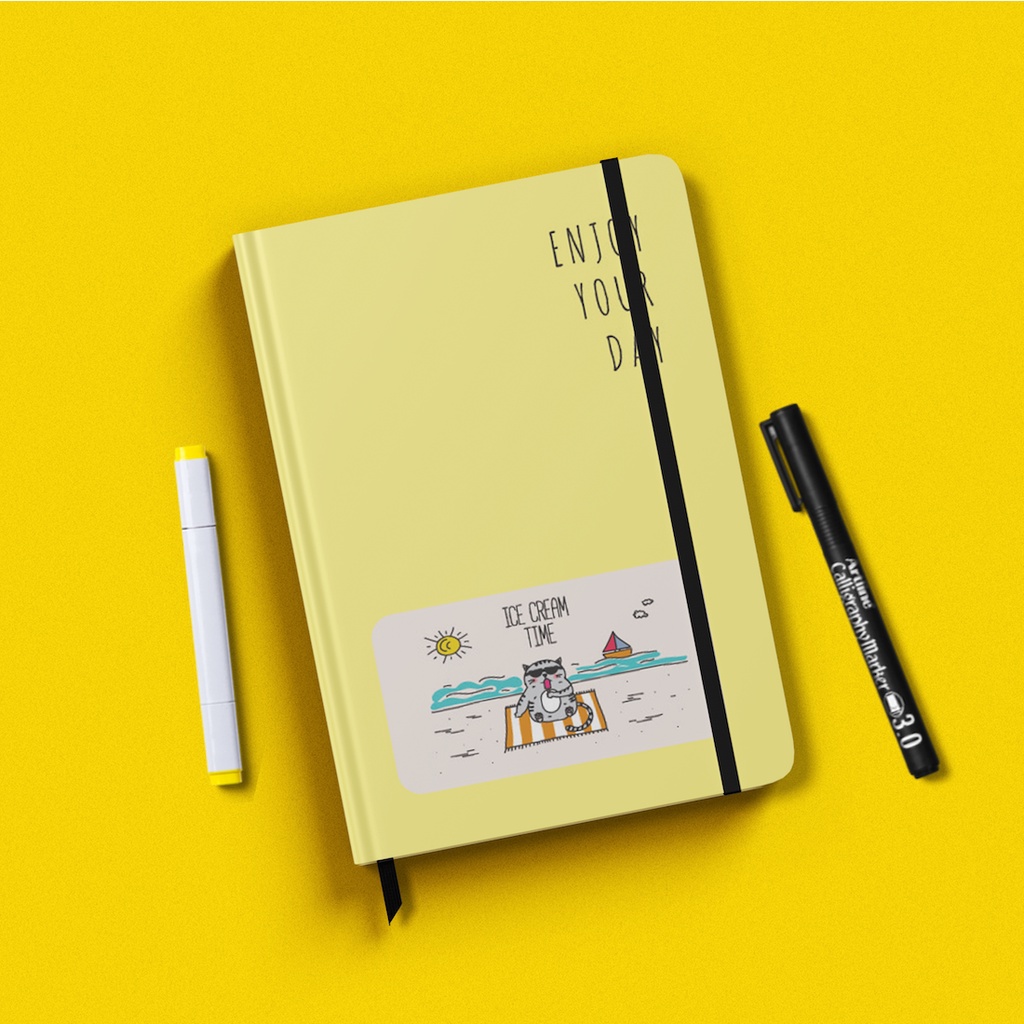 

Buku Tulis Notebook Murah Ukuran A5 Notebook Diary Hardcover Custom Tulisan Dan Warna Unik