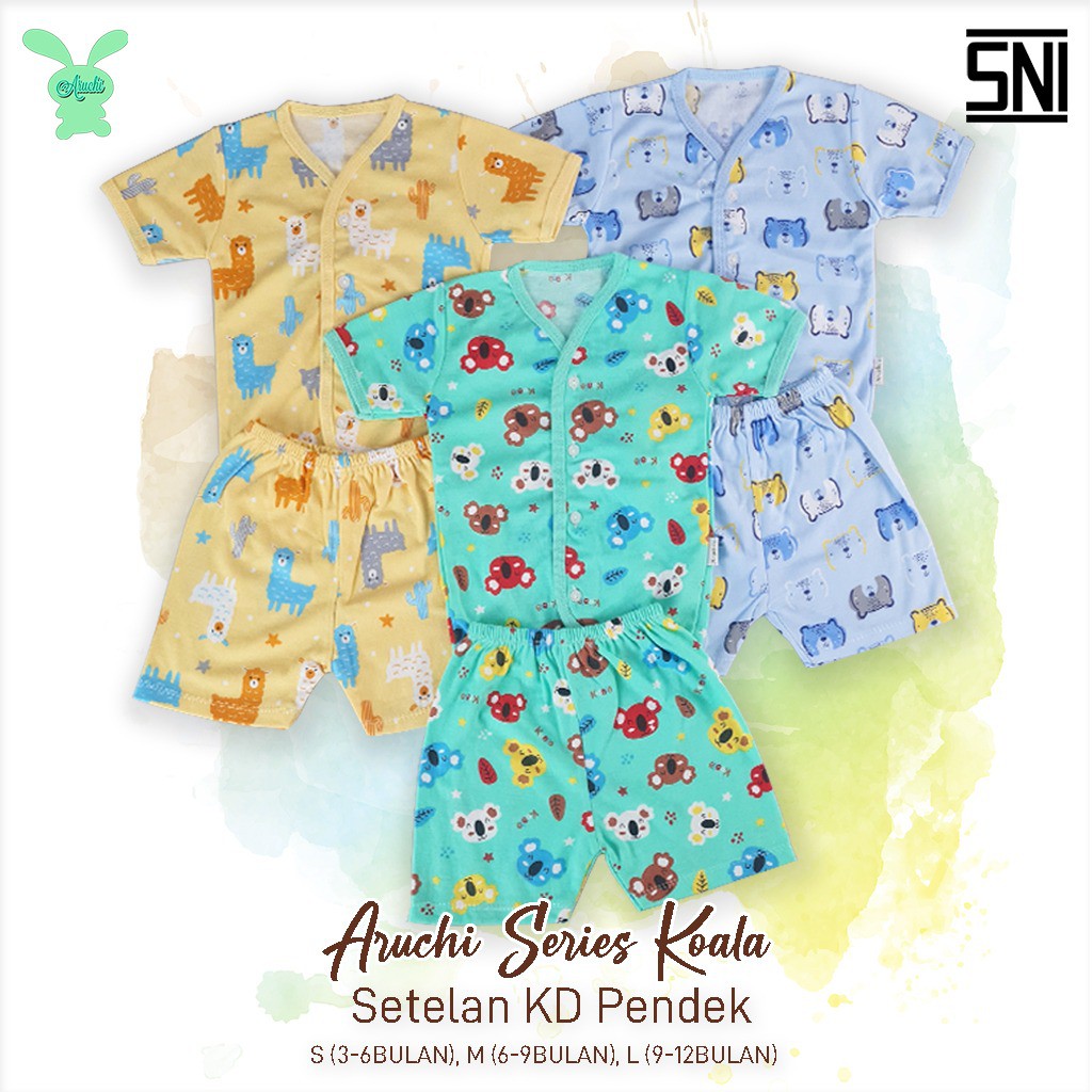 PROMO 1 Arctic Circle Setelan PENDEK ARUCHI / Velvet SML XL XXL