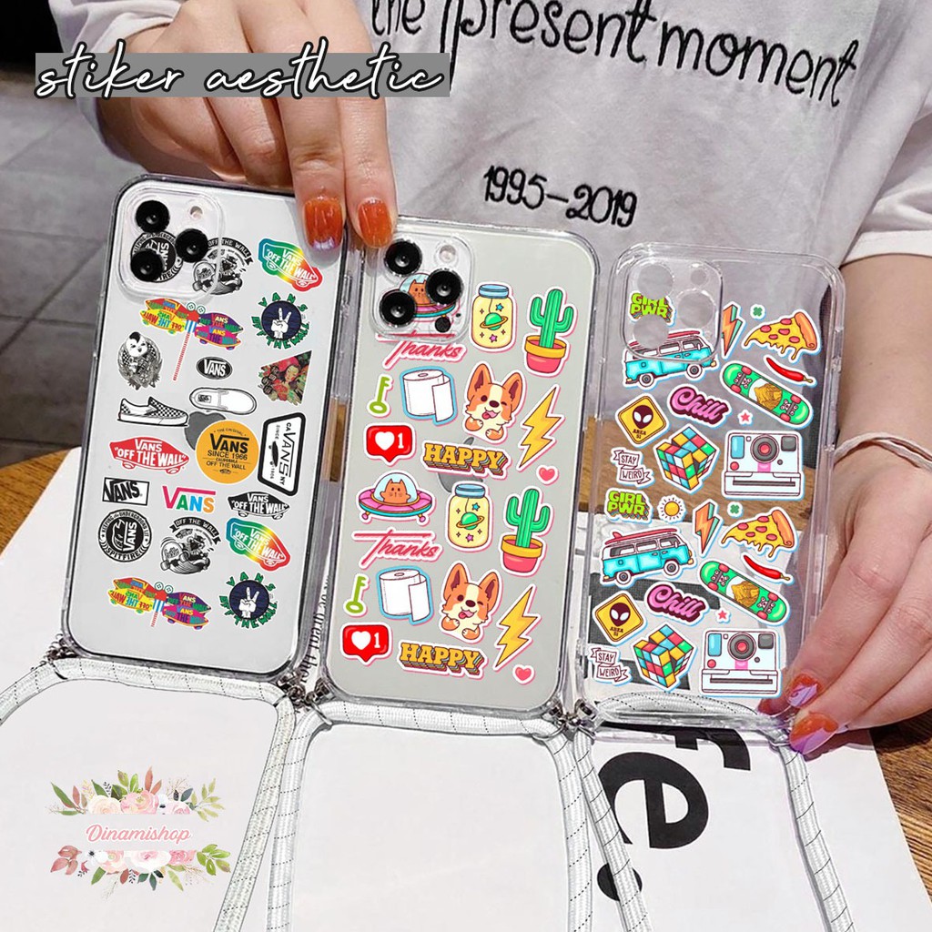 

Softcase Slingcase Lanyard Bening STIKER Infinix Note 8 Hot 9 Play X680 X682 10 Lite DS3086