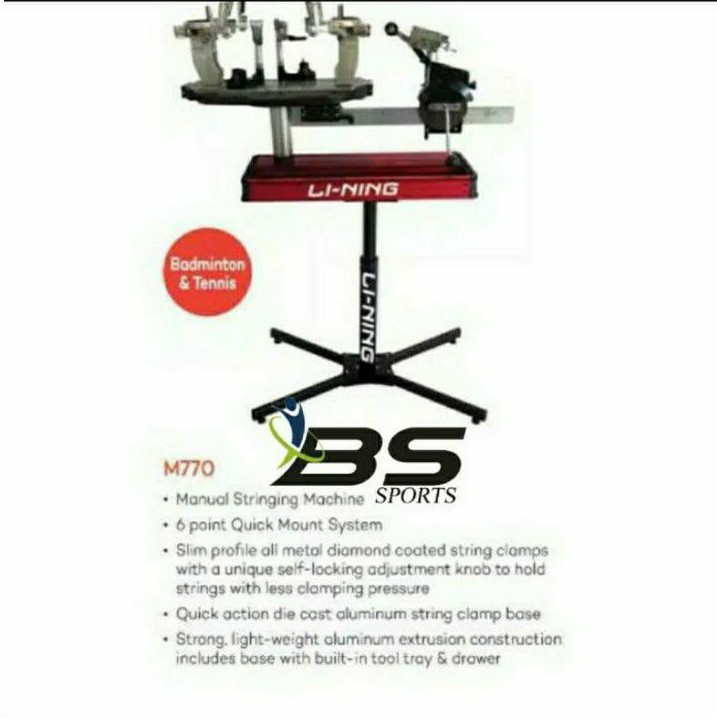 MESIN SENAR STRINGING MACHINE LINING MANUAL M770 M 770 ORIGINAL