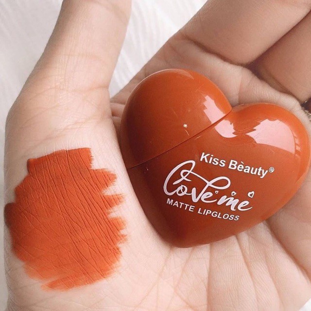 KISS BEAUTY LOVE ME | LIPGLOSS BENTUK LOVE | LIPCREAM | LIPSTIK TERPOPULER