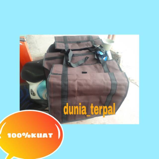 Tas obrok . tas bagasi tas belanja motor KAIN KANVAS BIMA SUPER ( DI JAMIN AWET DAN TAHAN LAMA )