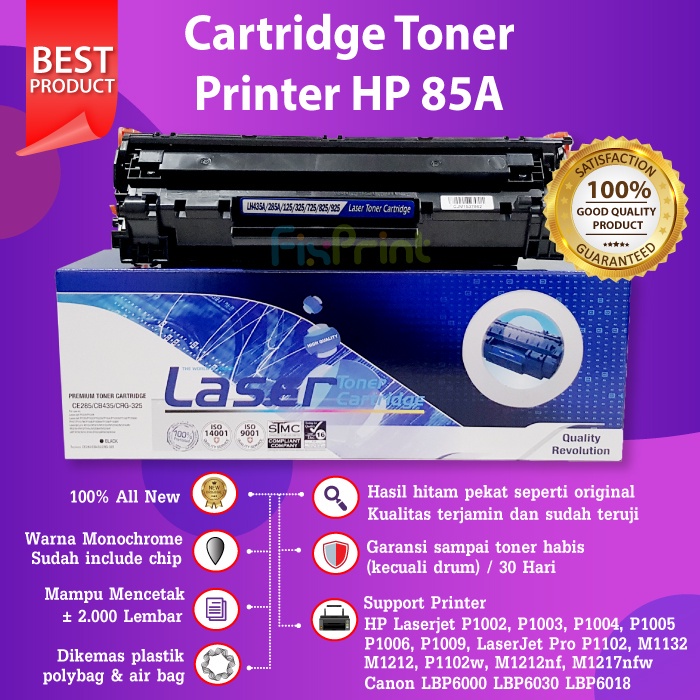 TONER COMPATIBLE CATRIDGE HP 85A /1102/CANON 325