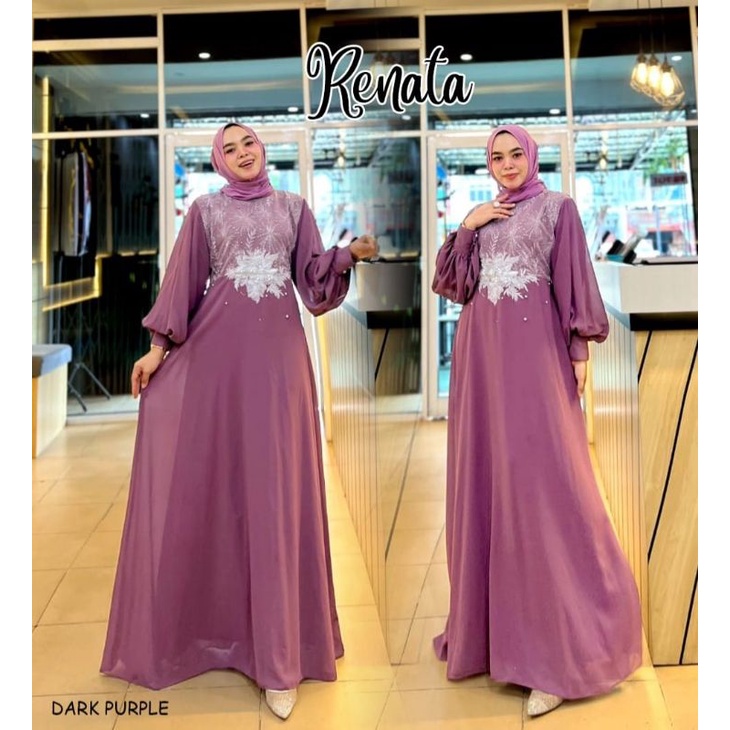 RENATA gamis pesta muslimah