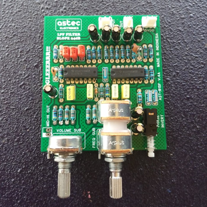 [COD] Kit Filter Subwoofer Kit Crossover 2 way