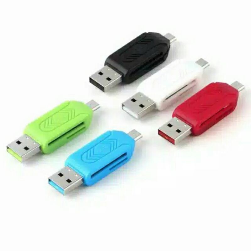 Card Reader OTG 2in1 USB + Micro / USB Transfer Data HP 2 SLOT