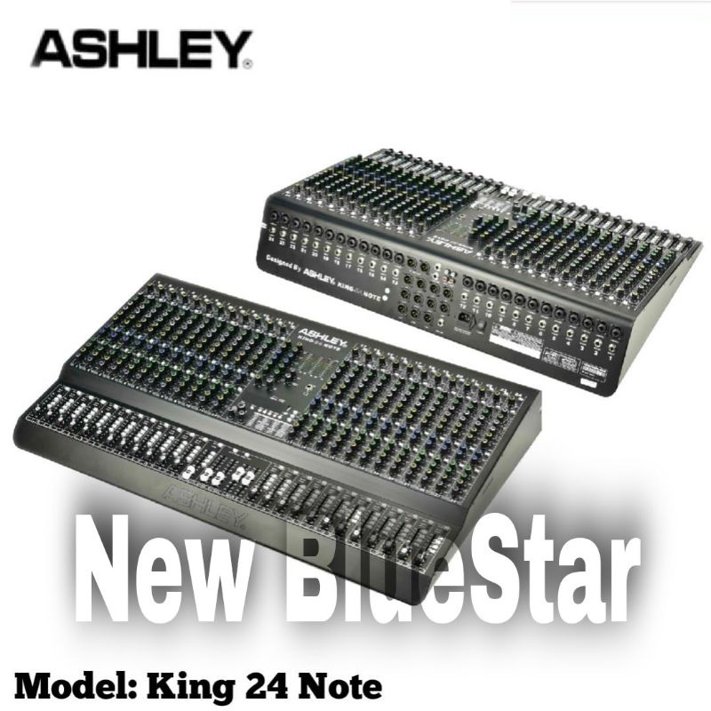 Mixer Audio Ashley King 24 Note Original 24 Channel Bluetooth - USB