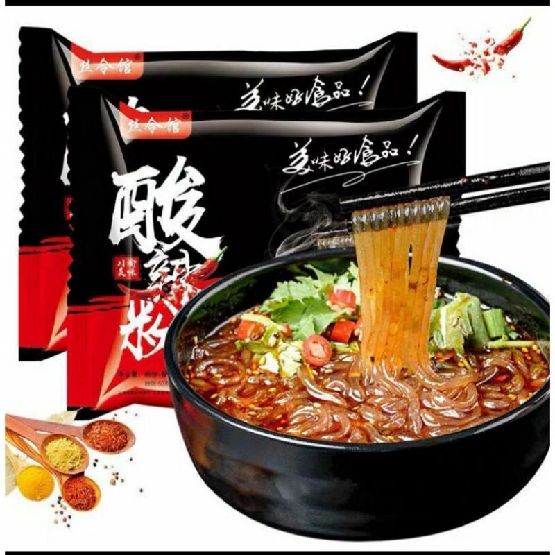 

SUANLAFEN SOUN SUAN LA FEN MIE CHINA READY BIHUN ASAM PEDAS SO UN MALA