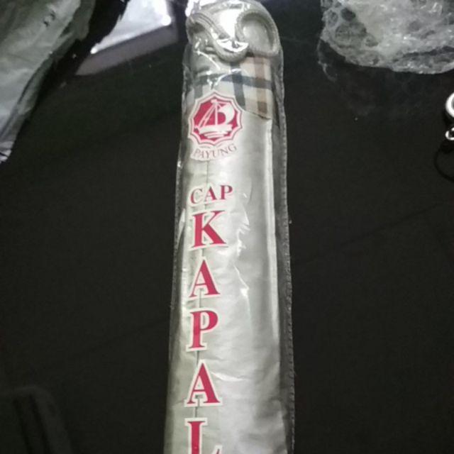 Chandrasurya Payung Lipat 3 Silver Motif Kotak Bagus Awet Murah Ekonomis Anti Panas Hujan Promosi