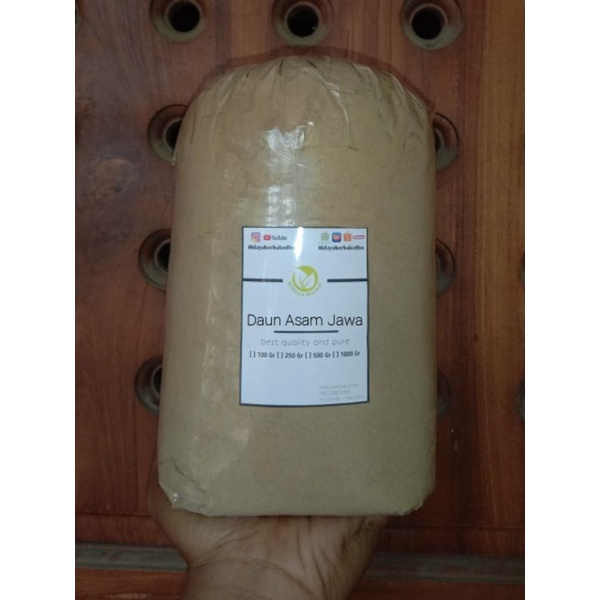 

Bubuk Daun Asam Jawa Murni Kemasan 250gr
