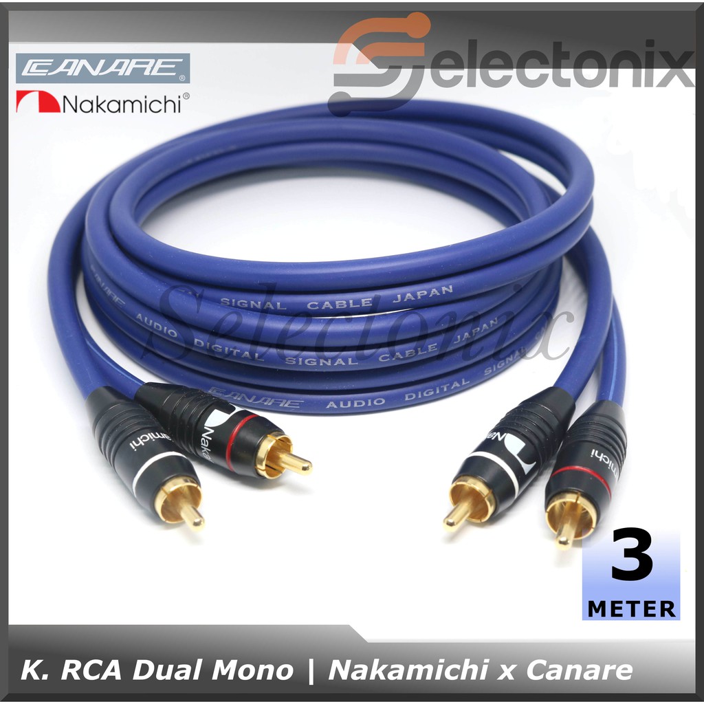 Kabel Audio RCA Nakamichi Dual Mono [3m]