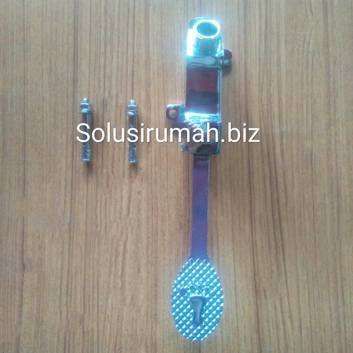 Pedal Injak Saja U Kran Wastafel Angsa Lab Industri Laboratory Doktor
