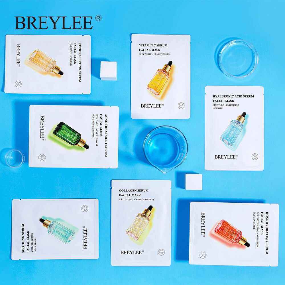 [BPOM] BREYLEE Serum Masker Vitamin C / Hyaluronic Acid / Rose Hydrating / Retinol