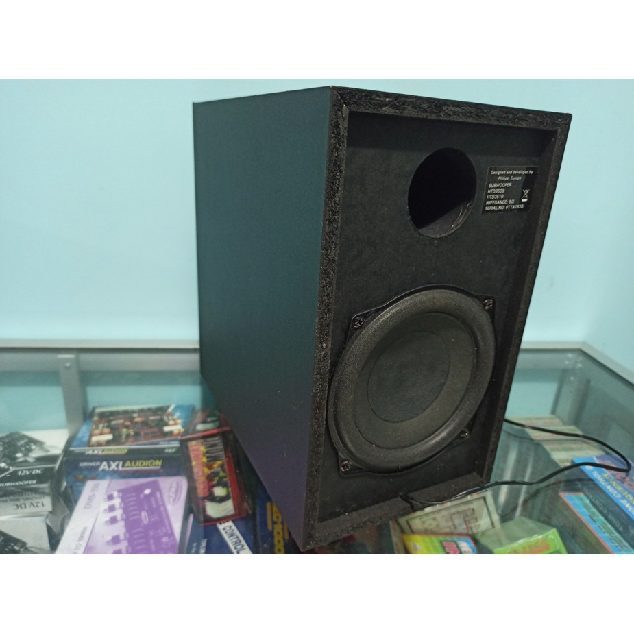 SUBWOOFER PASIF PHILIPS SUPER BASS ORIGINAL AUDIO MOBIL HOME THEATER 2