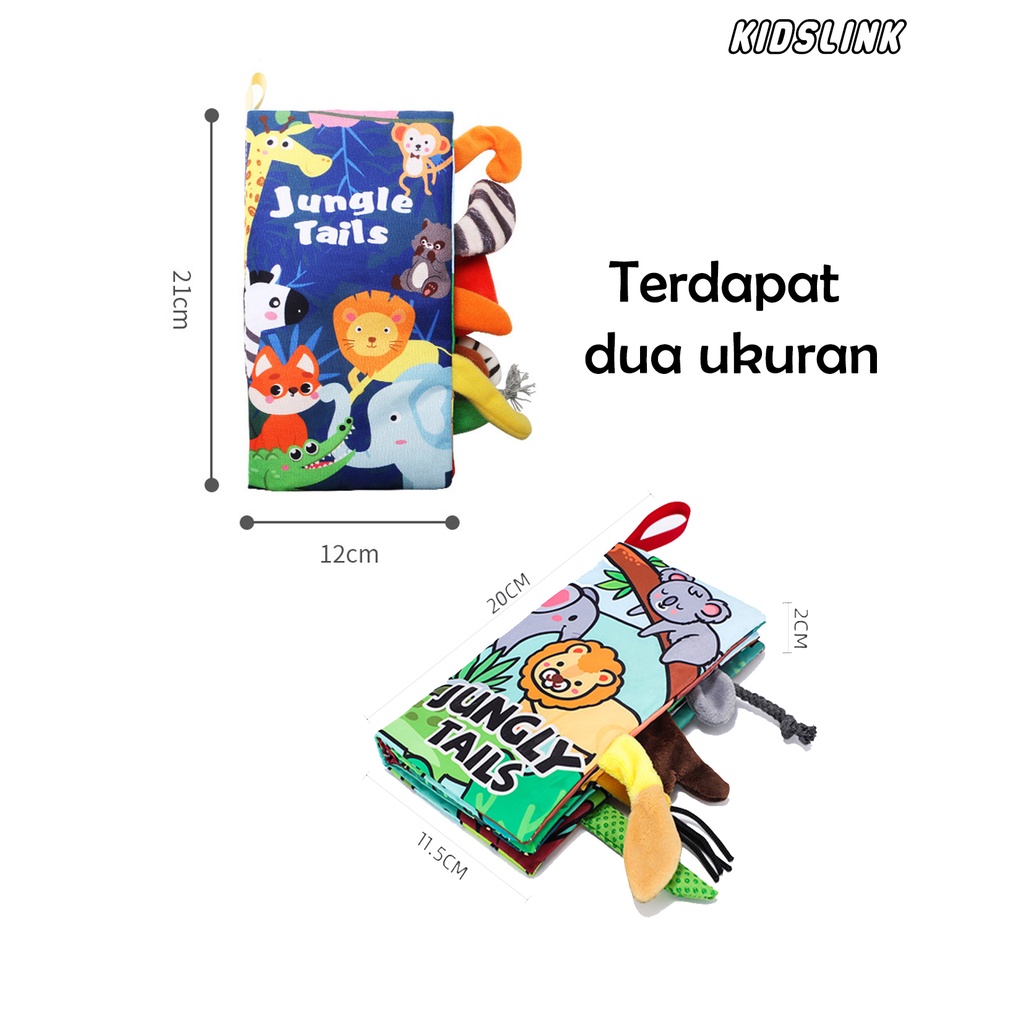 Buku Kain Bayi Cloth Book Baby Cerita Buku Bantal Bunyi Mainan Edukasi