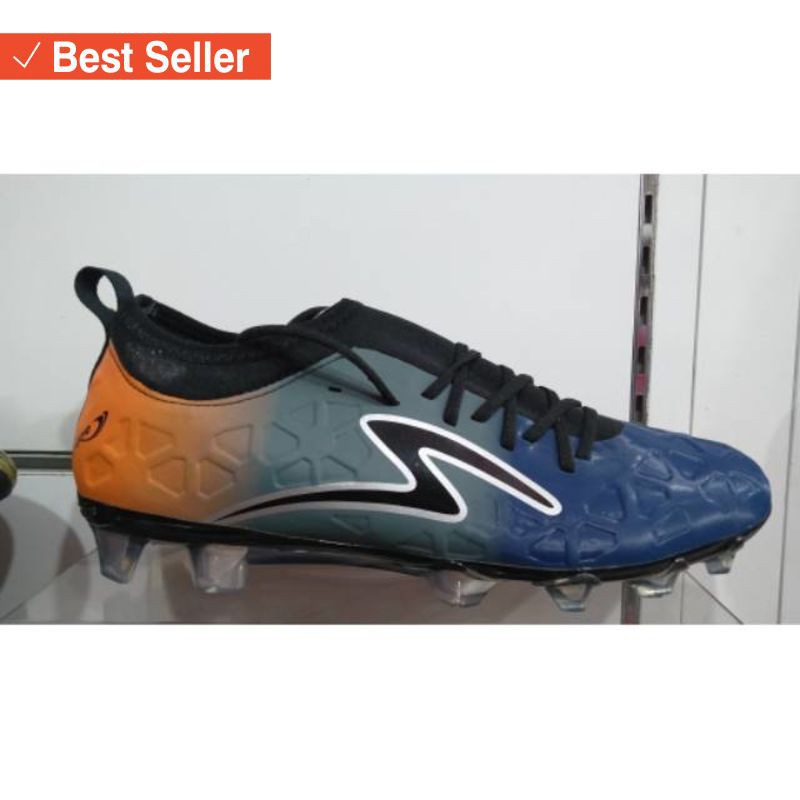 Sepatu Sport Olahraga murah awet kuat / Sepatu bola specs swervo inertia fg biru orange