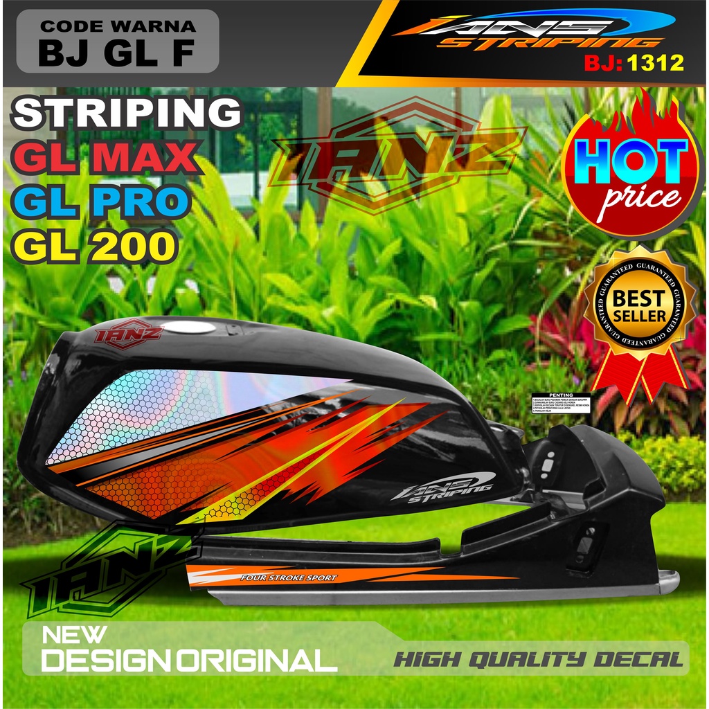 STIKER STRIPING GL MAX HOLOGRAM / STRIPING GL PRO MAX VARIASI HOLOGRAM / STRIPING GL HOLOGRAM