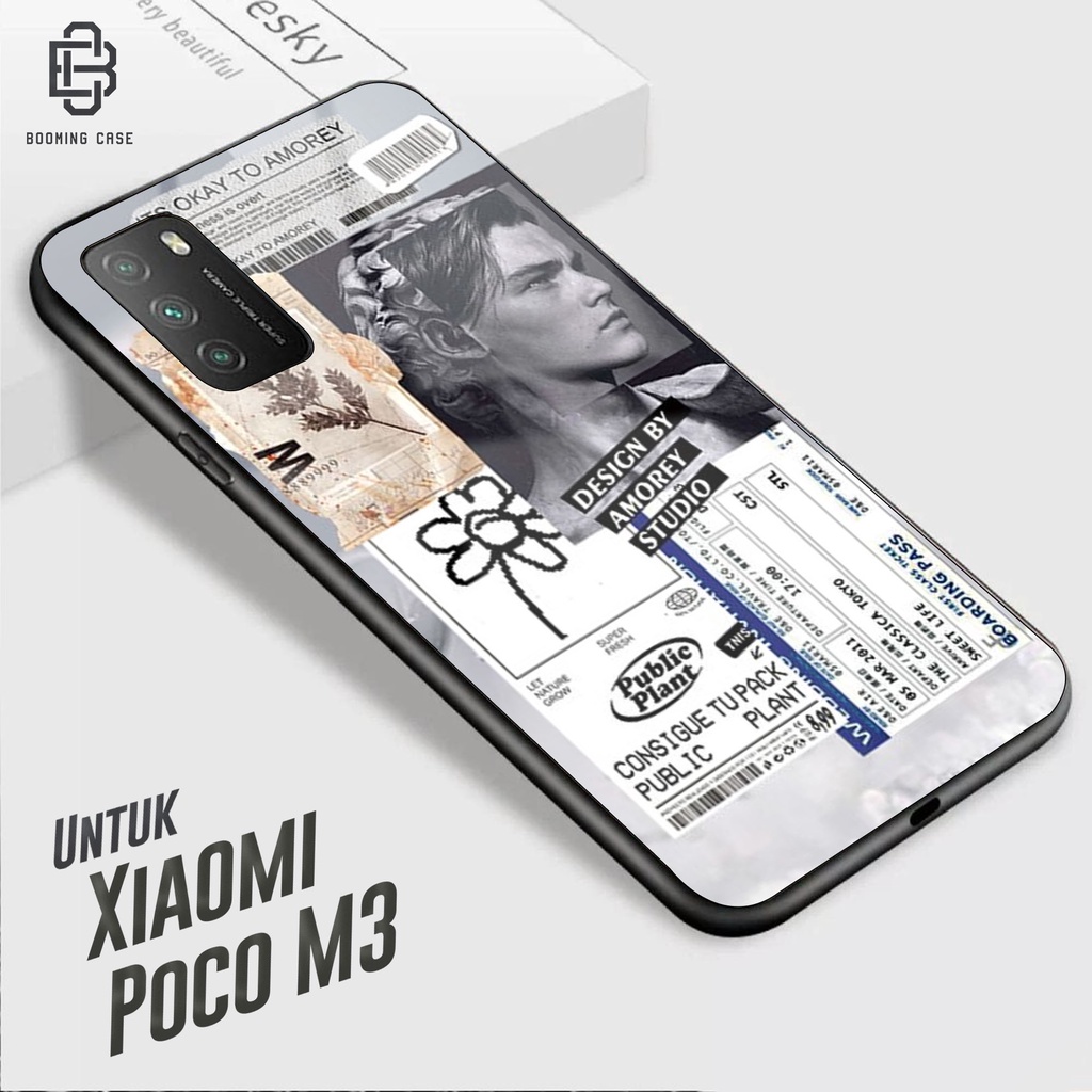 Case POCO M3 Hardcase 2D Glossy Casing Motif COUPLE AESTHETIC