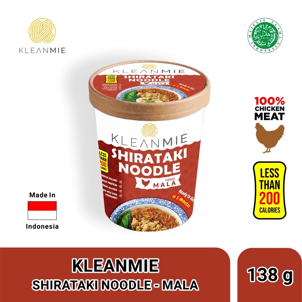

KleanMie Rasa Mala - Frozen Shirataki Noodle