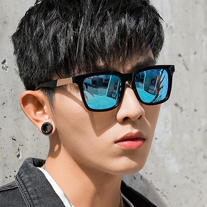 Kacamata Hitam Gaya retro Korea
