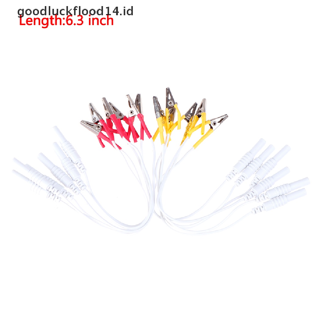 [OOID] 12Pcs/Set Alligator Clip Cable Electronic Acupuncture Treatment Instrument ID