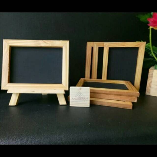 

Easel Mini chalkboard 15x20cm papan tulis kapur mini